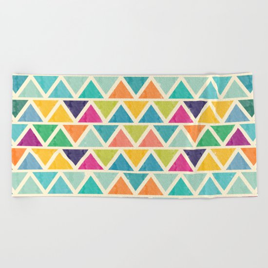Lovely geometric Pattern II Beach Towel