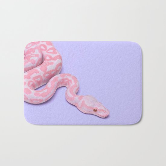 PINK SNAKE Bath Mat