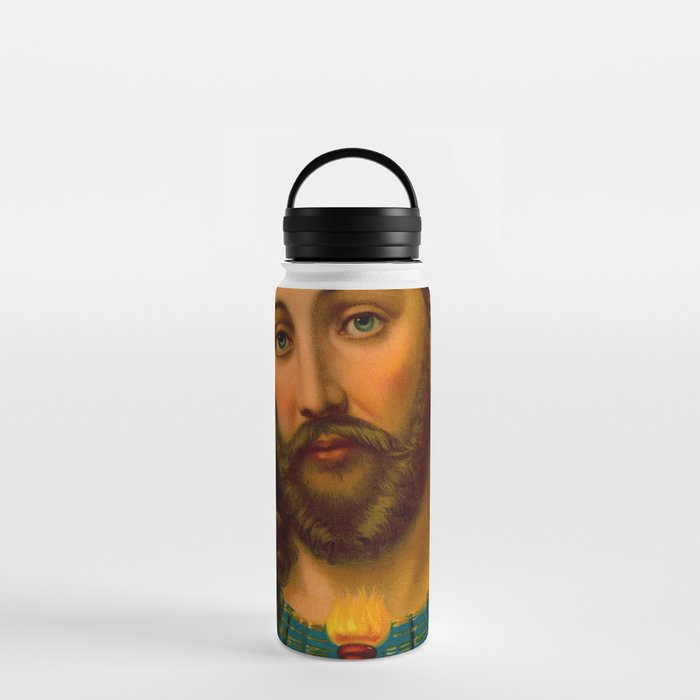 The Sacred Heart of Jesus by Weiszflog Brothers Water Bottle