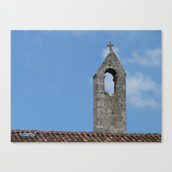 Saint Emilion rooftop Canvas Print