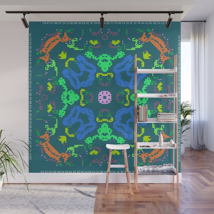 Ca Fantasy 44 Wall Mural By Cellulrautomataart