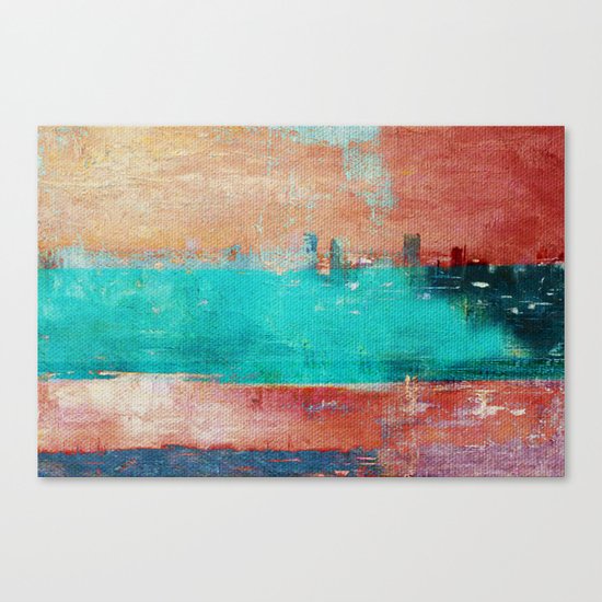 Autumn Town Canvas Print