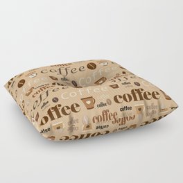 Pattern for Caffeine Coffee Lover Floor Pillow