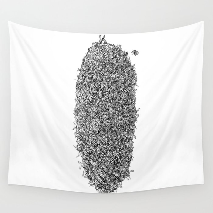 Bee Hive Wall Tapestry