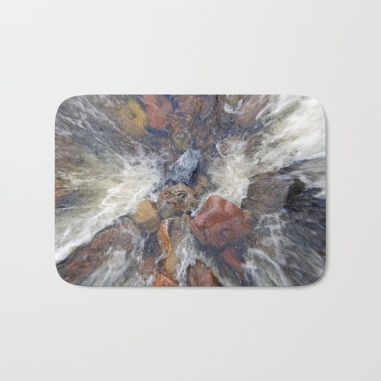 Rocks and Water Bath Mat