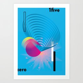 zero 1five Art Print | Illustration, Vector, Graphic Design 