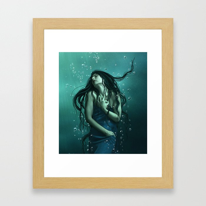 Deep Water Framed Art Print