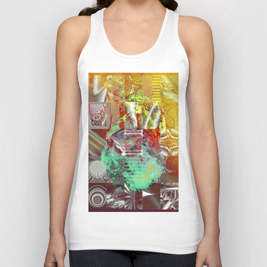 technical mosaic world Unisex Tank Top