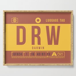 Luggage Tag B - DRW Darwin Australia Serving Tray