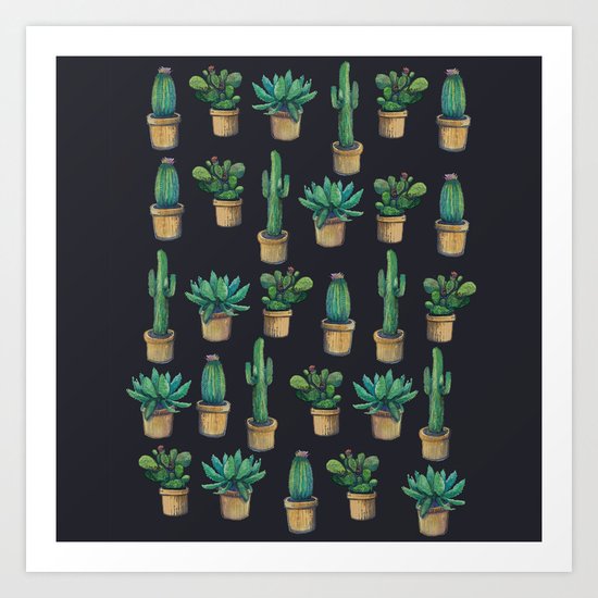 cactus cactus Art Print