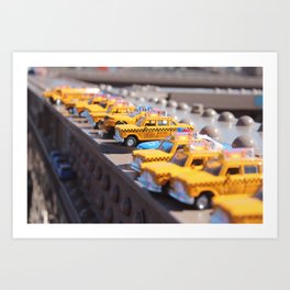 NYC Taxi Art Print