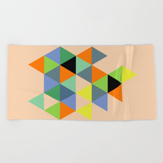 Abstract #693 Beach Towel