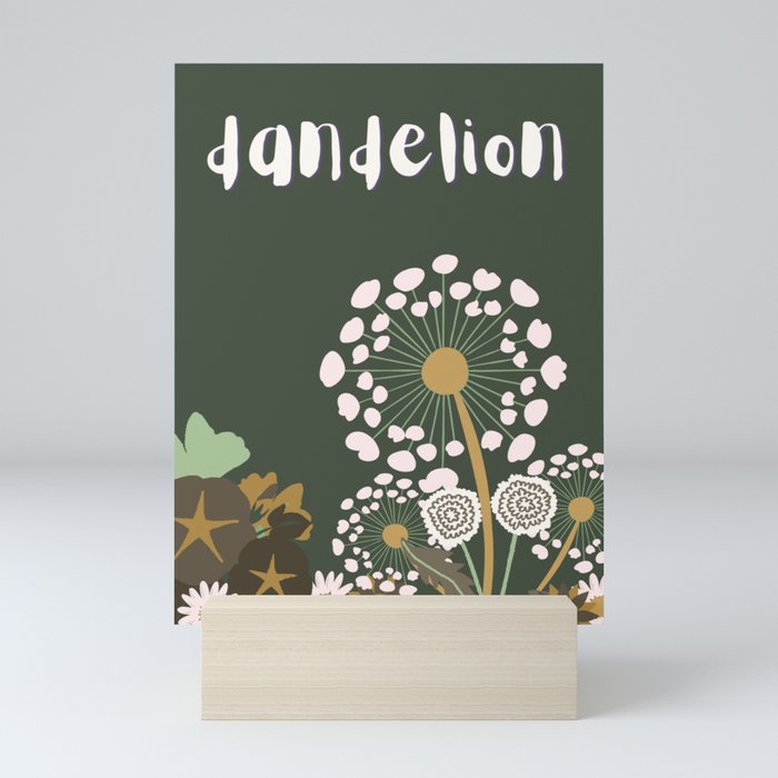 dandelion dream Mini Art Print