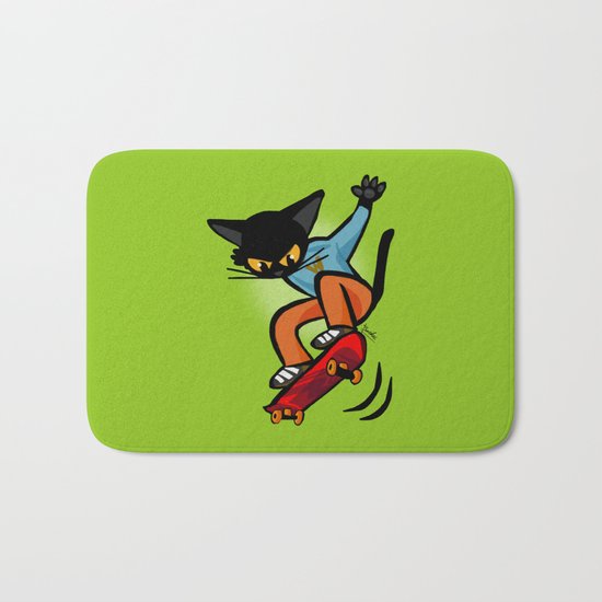 Skateboard Bath Mat