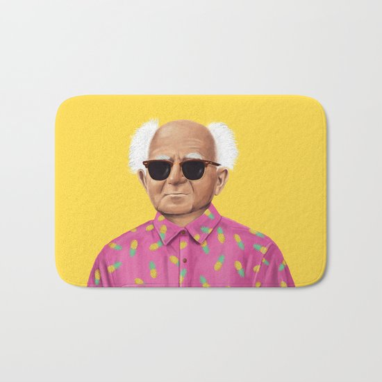 The Israeli Hipster leaders - David Ben Gurion Bath Mat