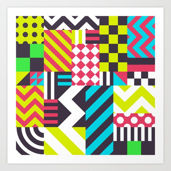 Dazzle Art Print