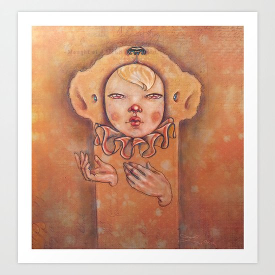 In Yellow Art Print