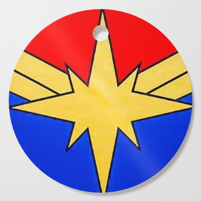 CaptainMarvel Old School Cutting Board