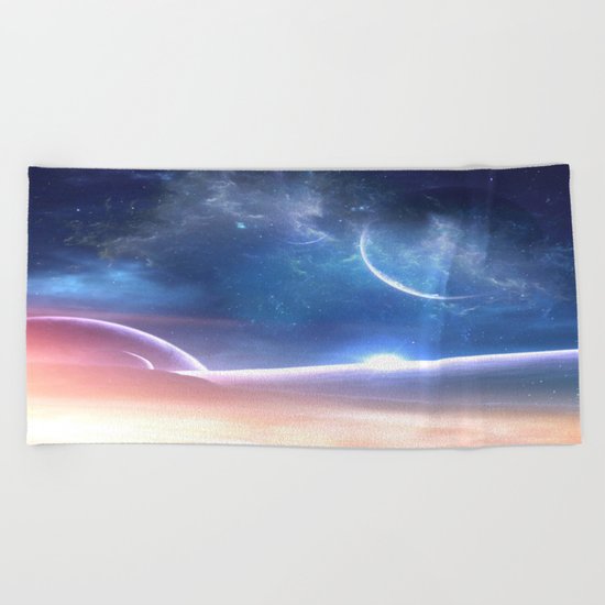A world untouched Beach Towel