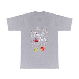 Tinsel Tits And Jingle Balls Funny Matching Christmas Couple T Shirt