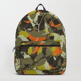 Beech leaf camouflage - khaki Backpack