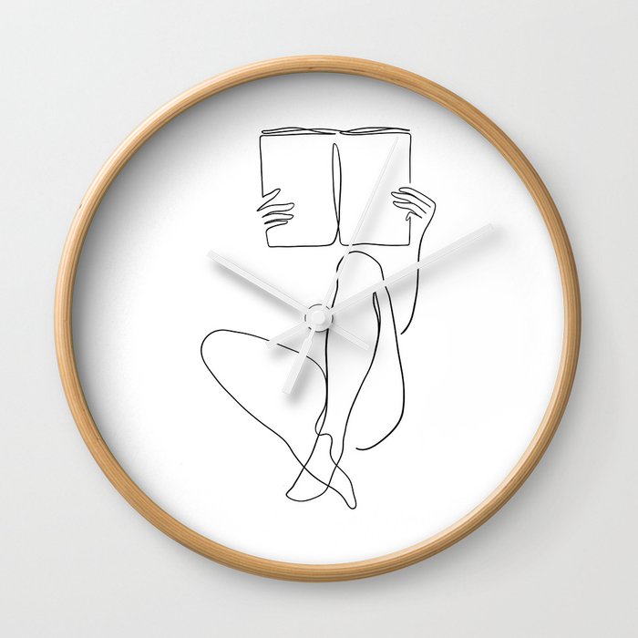 Reading Naked n.2 Wall Clock