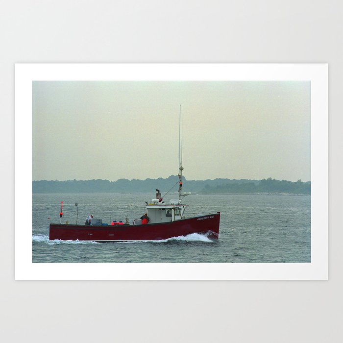 Piscataqua River, Maine - Fishing Boat 2004 Art Print