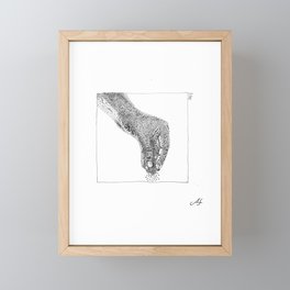 Salt Framed Mini Art Print