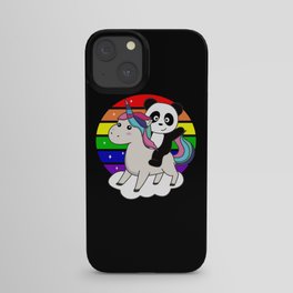Panda Unicorn Rainbow Animals Pandas Unicorns iPhone Case