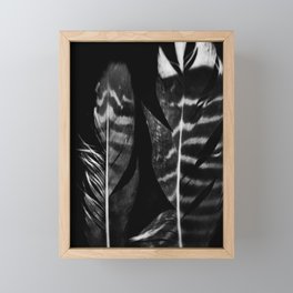 Feather Photogram No.1 Framed Mini Art Print