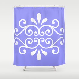 Very peri Color 2022 - Flowers Ornaments Shower Curtain