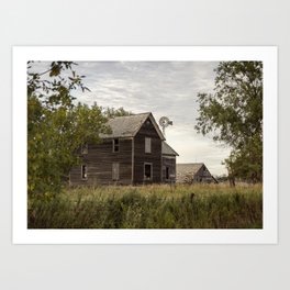 Prairie Perfection Art Print | Landscape, Architecture, Photo 