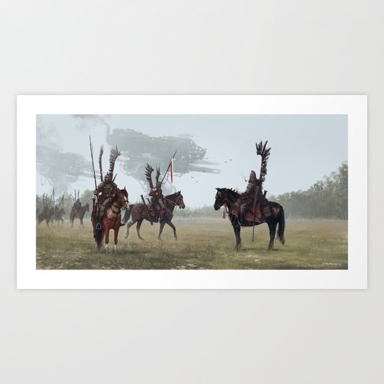 1920 - winged patrol Art Print