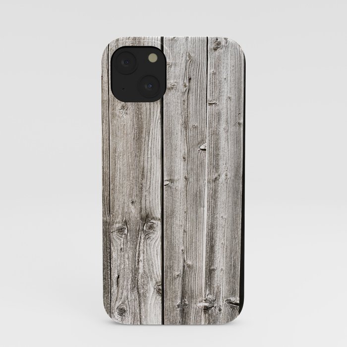 Old wood wall iPhone Case