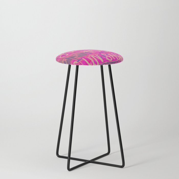 You are my Sunshine pink, dreams, pastel, love, cute,  Counter Stool