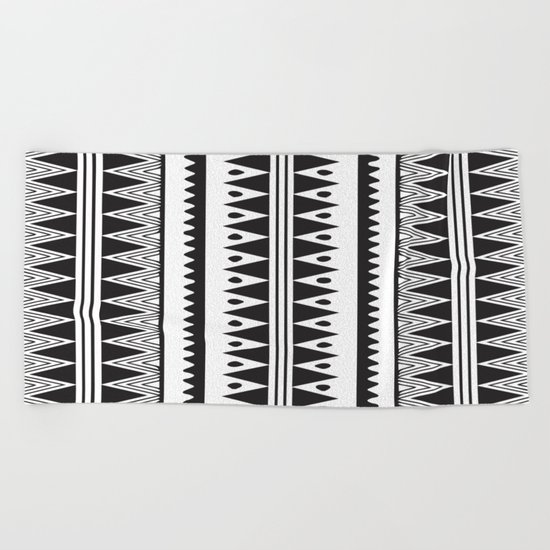 African Tribal Pattern No. 2 Beach Towel