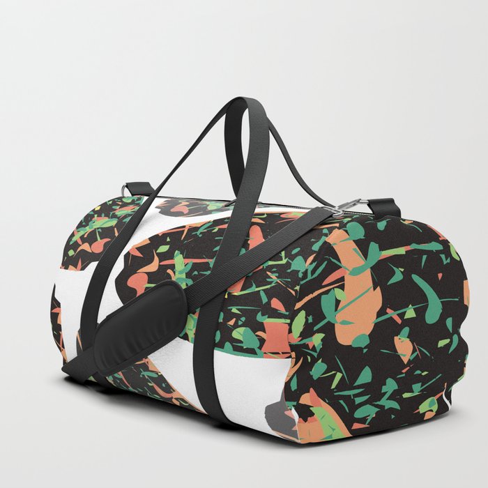 Abstract leaves Duffle Bag
