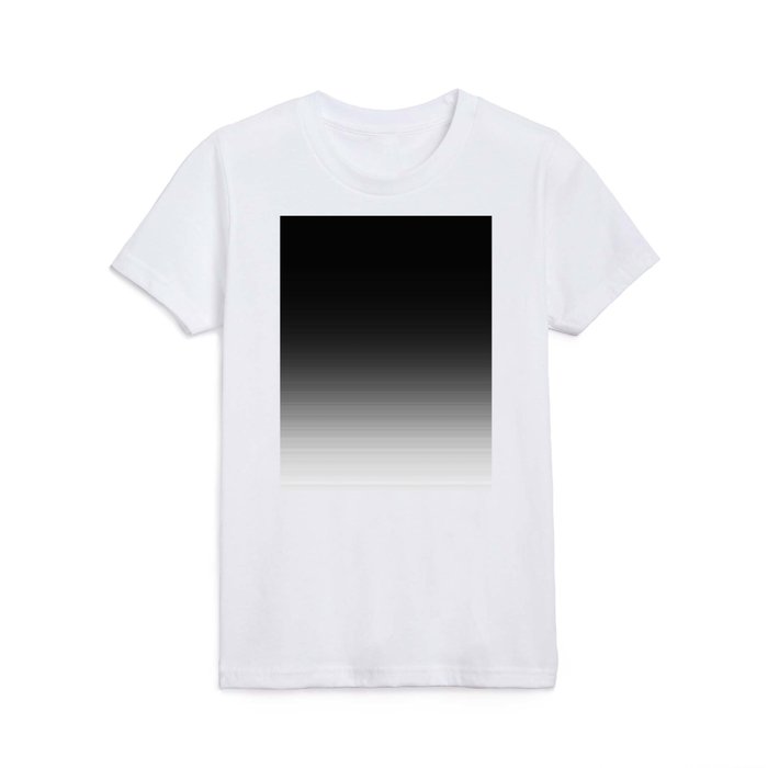 Black to White Gradient White Graphic T-Shirt | Redbubble