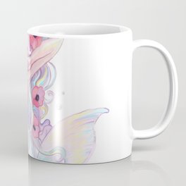 Sleepy Mermaid Coffee Mug | Underwater, Drawing, Sleepymermaid, Mermaid, Sleepy, Digital, Motherofpearl, Pastel, Dreamy, Procreate 