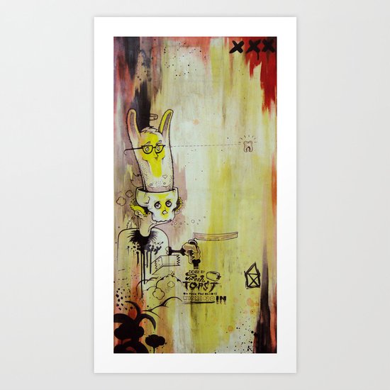 Deathy By Fresh Toast Art Print