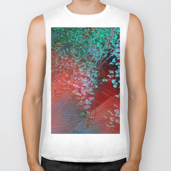 fantasy tree Biker Tank
