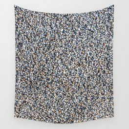 PEBBLES ON THE BEACH. Wall Tapestry