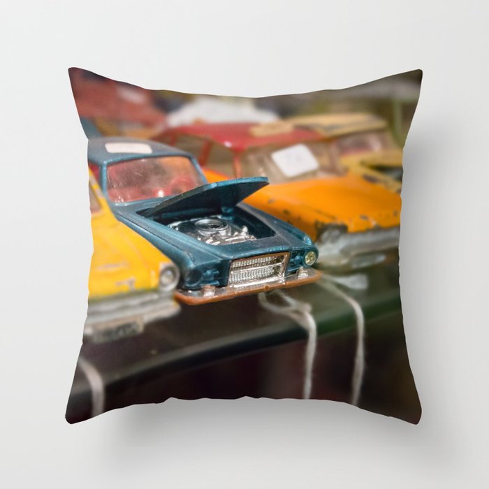 Car Trouble Throw Pillow