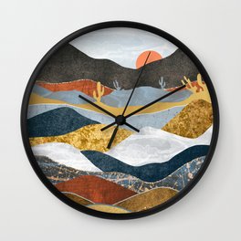 Desert Cold Wall Clock