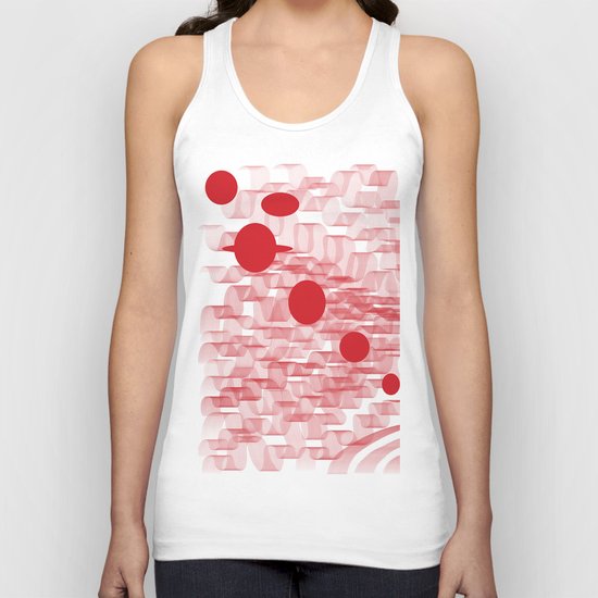 red planets Unisex Tank Top