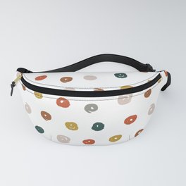 Colorful Doodle Dots Pattern Fanny Pack