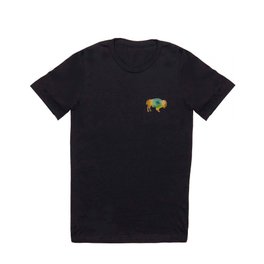 Rainbow Yellowstone Bison T Shirt
