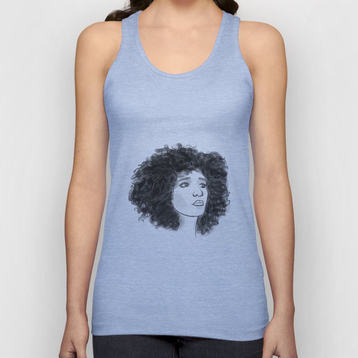 afro lady Tank Top