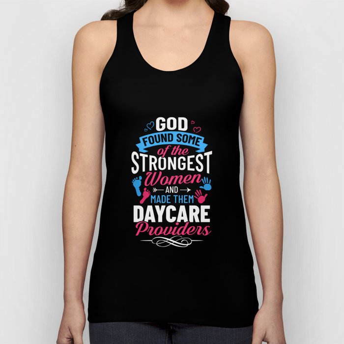 Daycare Provider Thank You Childcare Babysitter Tank Top