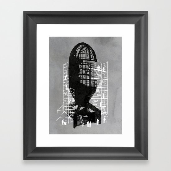 Bombshell Framed Art Print